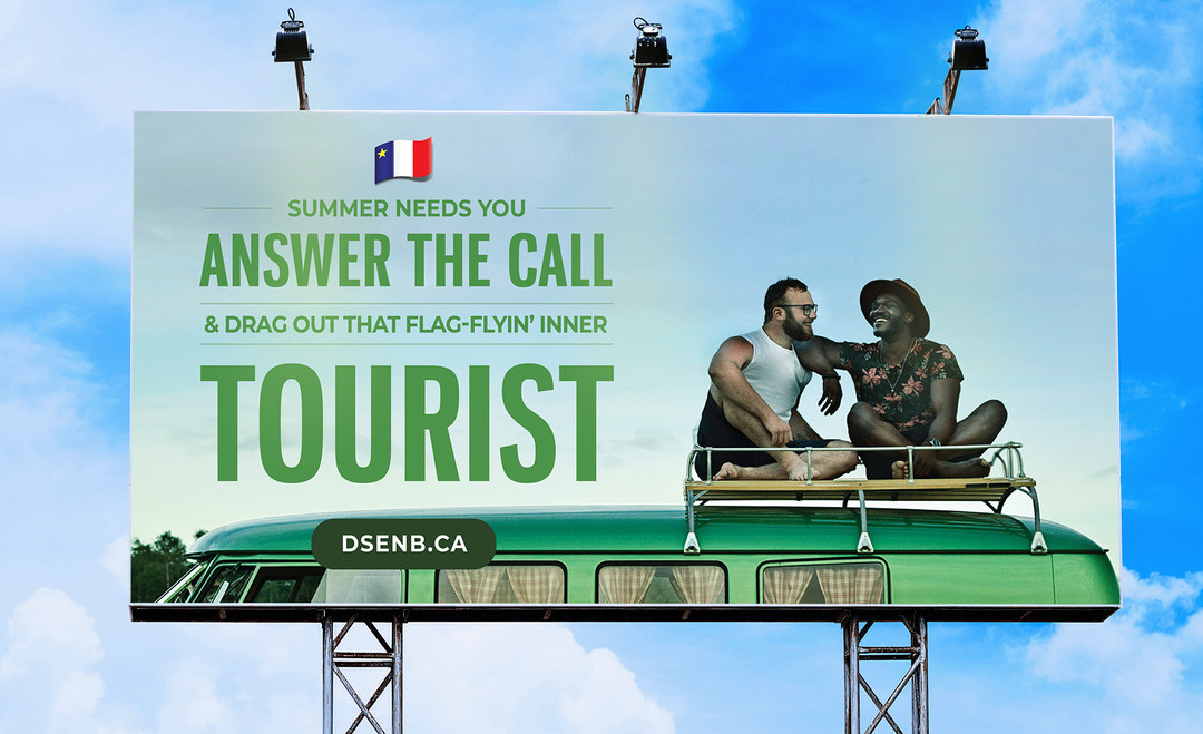 DSENB flag billboard