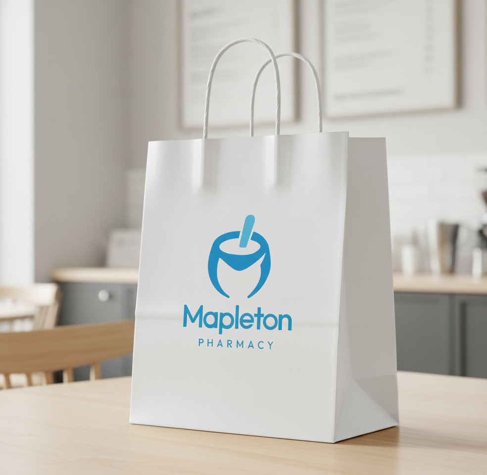 Mapleton branded bag