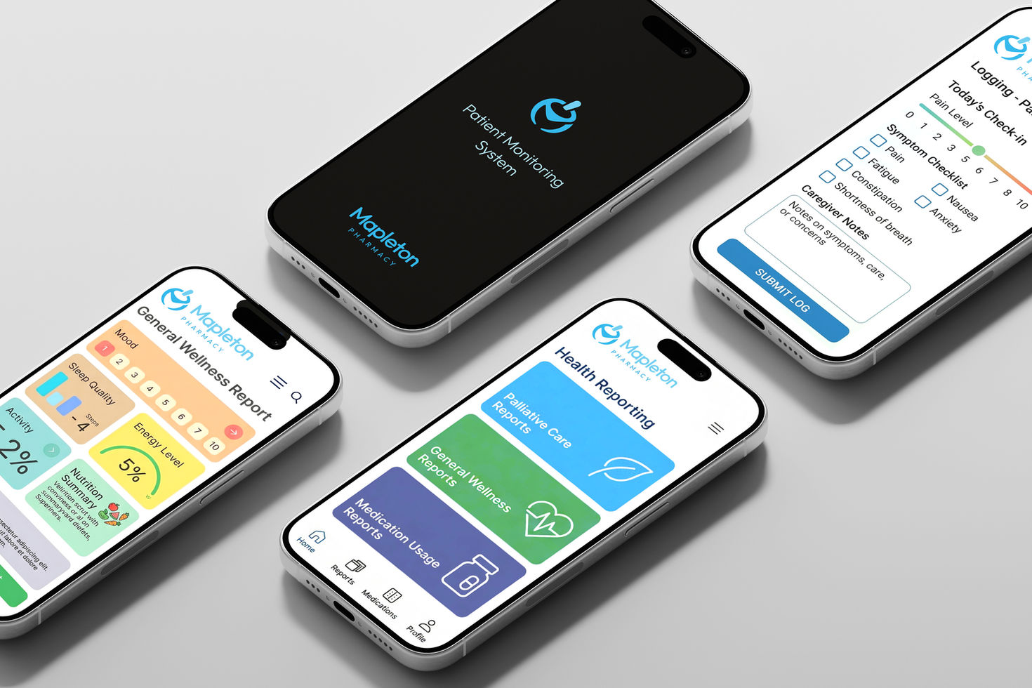Mapleton mobile experience mockup